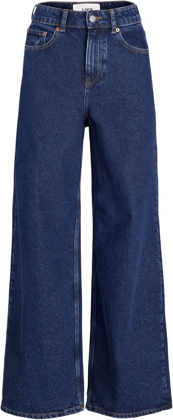 JJXX Female Wide Fit Jeans JXTokyo HW CR6001, Dark Denim Blue, 26W